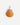 A scallop shell-shaped pendant in pink, orange, and white