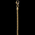 Gold chain with a clasp